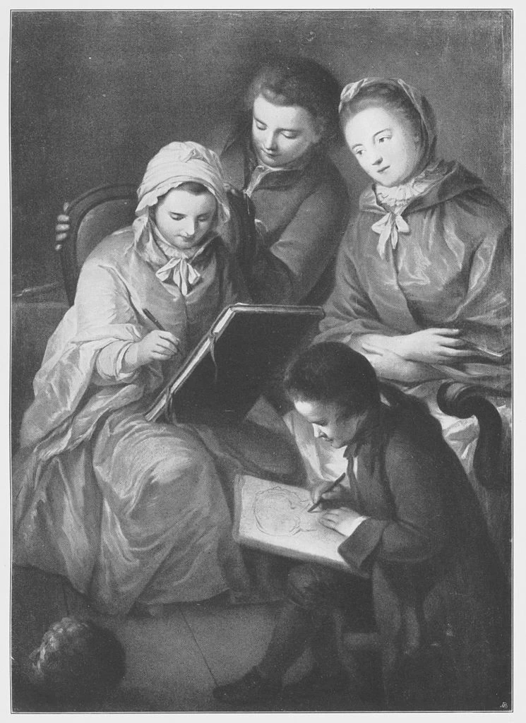 Ritratto dei figli dell'artista - Gemäldegalerie, Dresda